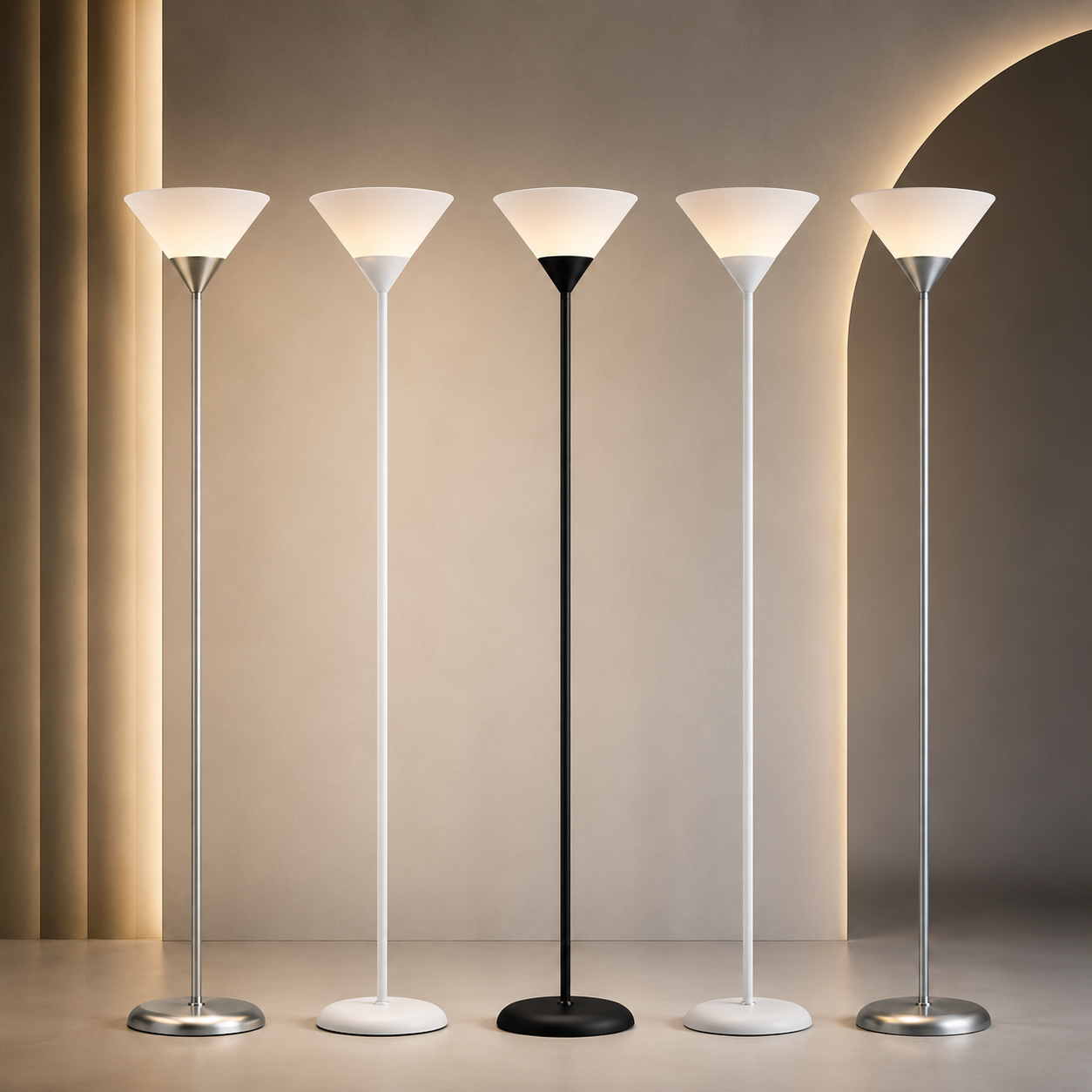LED Warmweiße Stehlampe