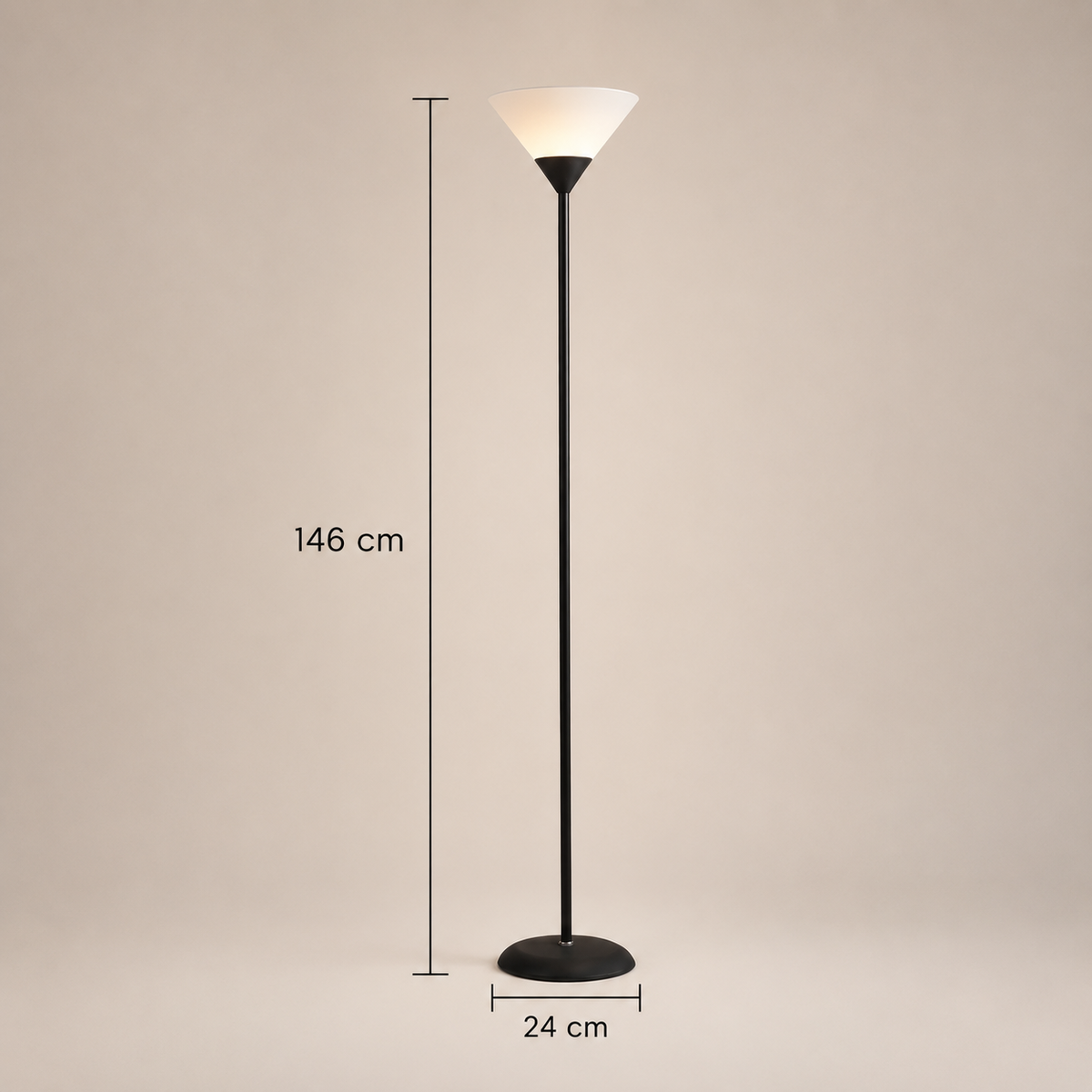 LED Warmweiße Stehlampe
